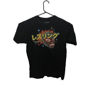 Black Matter Pro-Wrestling Kanji T-Shirt Size Medium (M)